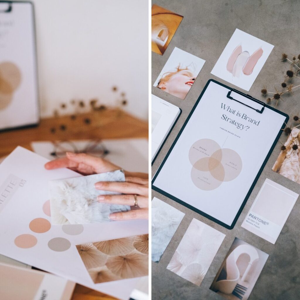 Images of brand development
